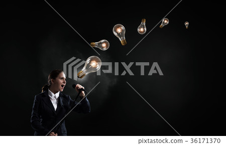 Woman speaker Woman speaker 36171370