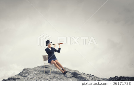 Girl in black cylinder 36171728