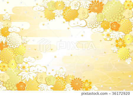 New Year's flower Matsutake plum Kikuzakura 36172920