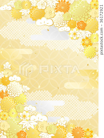 New Year's flower Matsutake plum Kikuzakura 36172921