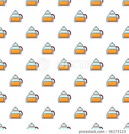 Honey in glass jar pattern seamless 36173123