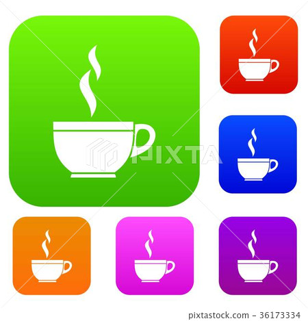 Glass cup of tea set collection Glass cup of tea set collection 36173334