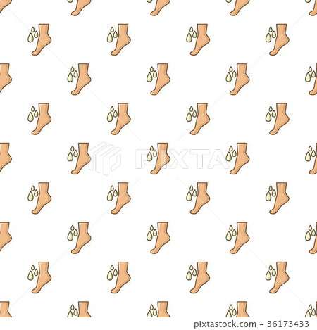 Foot massage pattern seamless - Stock Illustration [36173433] - PIXTA
