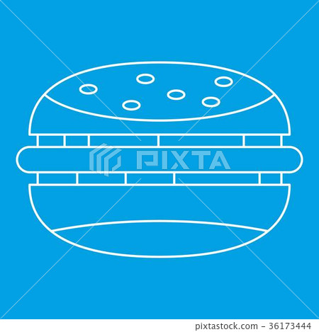 Burger icon outline Burger icon outline 36173444