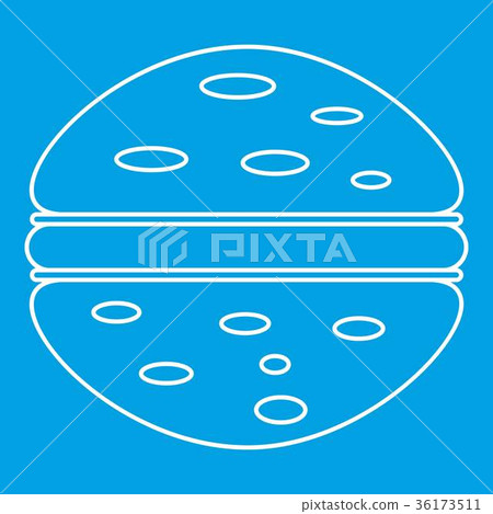 Burger icon outline Burger icon outline 36173511