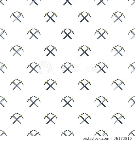Pick axe tool pattern seamless Pick axe tool pattern seamless 36173810