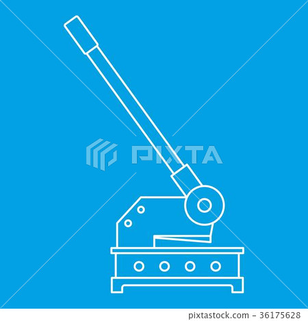 Cutting machine icon, outline style 36175628