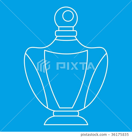 Elegant woman perfume bottle icon - Stock Illustration [36175835] - PIXTA