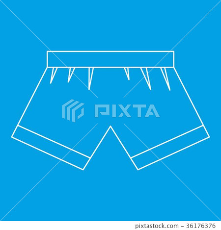 Boxer briefs icon, outline style Boxer briefs icon, outline style 36176376