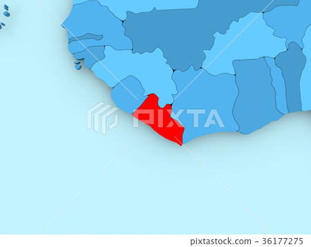 Map of Liberia Map of Liberia 36177275