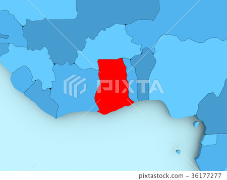 Map of Ghana Map of Ghana 36177277