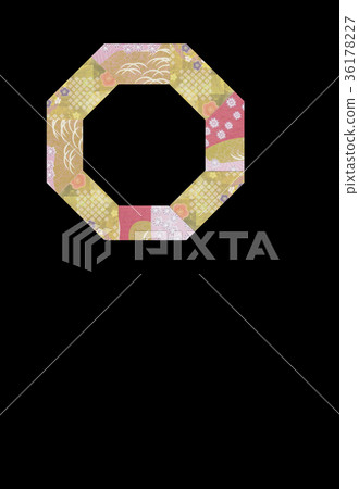 Chiyogami octagon frame Japanese style Chiyogami octagon frame Japanese style 36178227