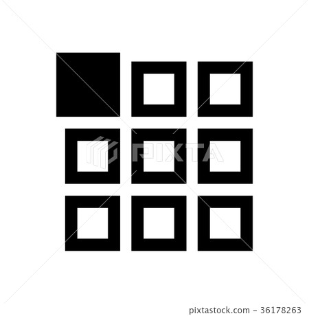 Menu Panel Icon Image Menu list panel panel alignment icon - Stock Illustration [36178263 ...