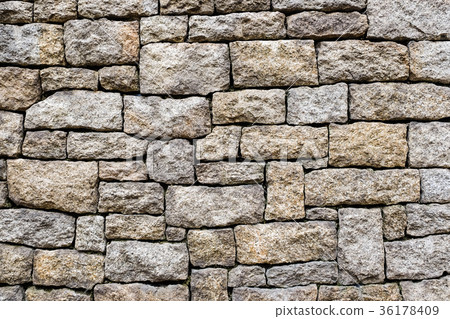 Old stone brick wall pattern of decoration Old stone brick wall pattern of decoration 36178409