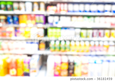 Supermarket blurred bokeh abstract background Supermarket blurred bokeh abstract background 36181459