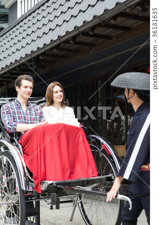 入境旅遊文化體驗人力車 36181635