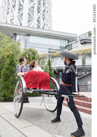 Inbound tourist culture experience rickshaw Inbound tourist culture experience rickshaw 36181660