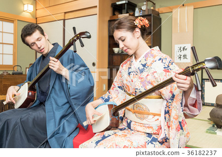 Inbound Tourist Culture Experience Shamisen 36182237