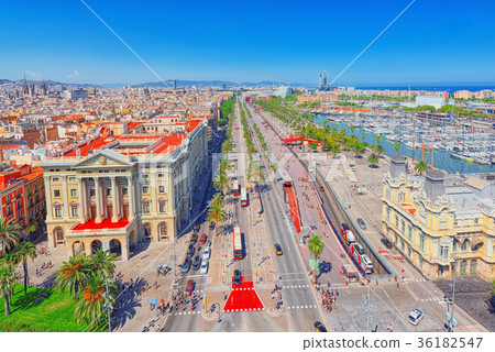 Panorama of Barcelona . Panorama of Barcelona . 36182547