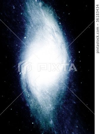 Stars, dust and gas nebula in a far galaxy 36183434