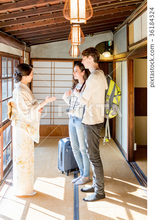 Inbound Tourist Female General Ryokan Accommodation Information 36184324