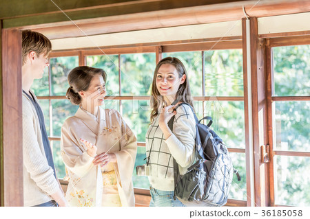 Inbound Tourist Female General Ryokan Accommodation Information 36185058