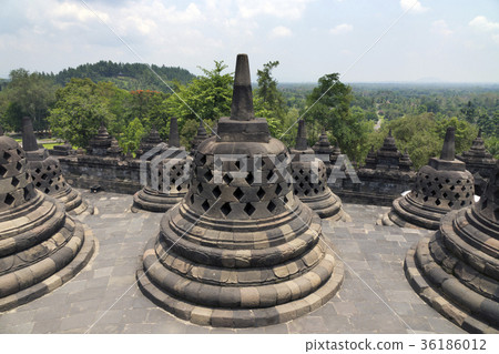 Buddhist Temple in Yogyakarta, Central Java, Indon 36186012