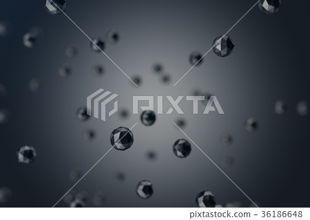 3D Illustration Abstract Background of low 36186648