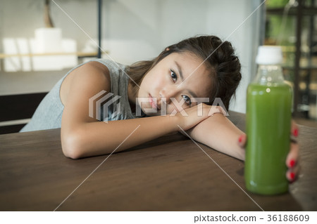 Organic Food Smoothie Woman 36188609