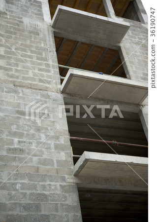 Building in a construction site Building in a construction site 36190747