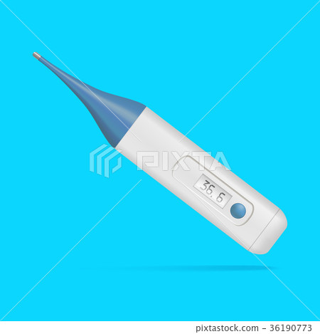 Realistic Detailed Electronic Medical Thermometer Realistic Detailed Electronic Medical Thermometer 36190773
