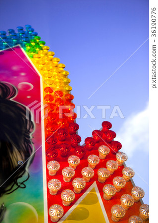 Colorful facade of a ride Colorful facade of a ride 36190776