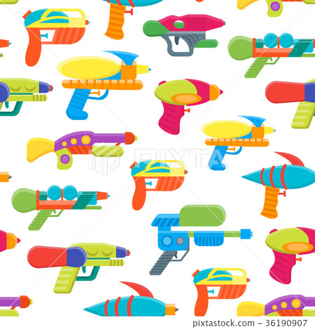 cartoon water guns