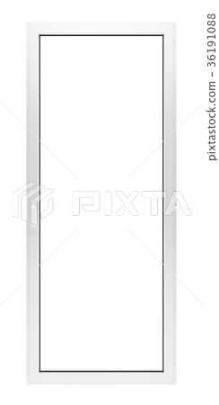 window isolated on white background - Stock Illustration [36191088] - PIXTA