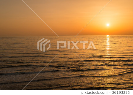 日本海的黃昏 36193255