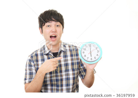 一個驚訝的表情的男人 一個驚訝的表情的男人 36197959