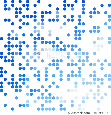 Blue Random Dots Background, Creative Design - Stock Illustration ...