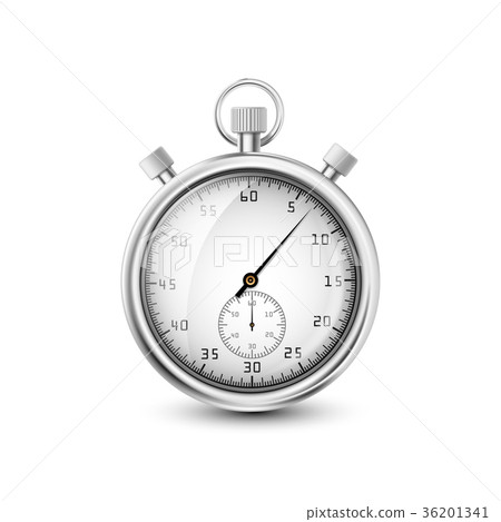 vector stopwatch on white background 36201341