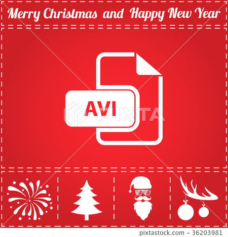 AVI Icon Vector 36203981