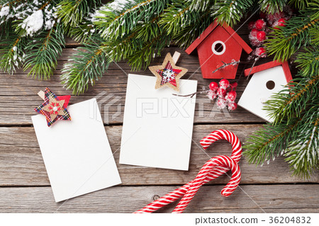 Christmas blank photo frames, birdhouse decor Christmas blank photo frames, birdhouse decor 36204832