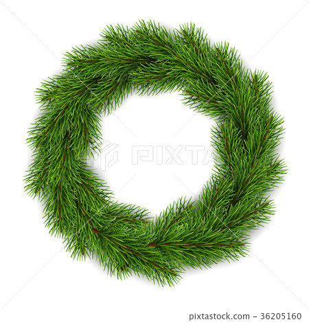 Vector Christmas wreath 36205160