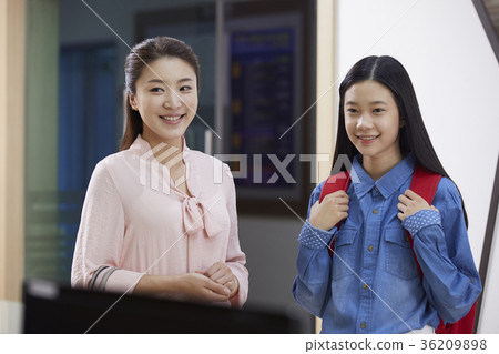 Mom, student, child Mom, student, child 36209898