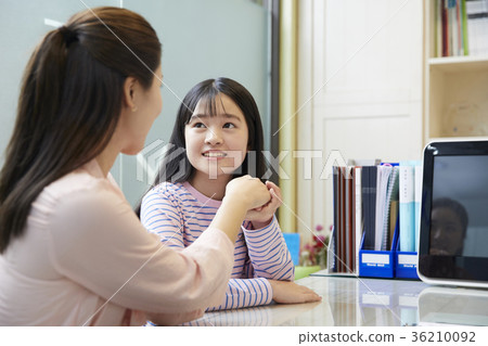 媽媽,學生,孩子 媽媽,學生,孩子 36210092