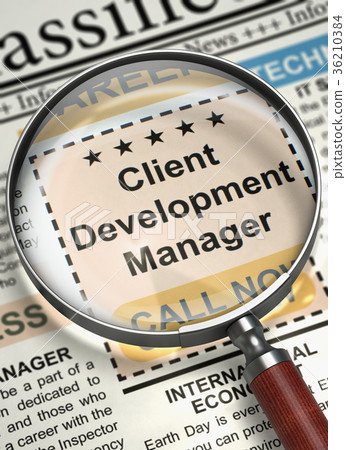 Job Opening Client Development Manager. 3D. 36210384