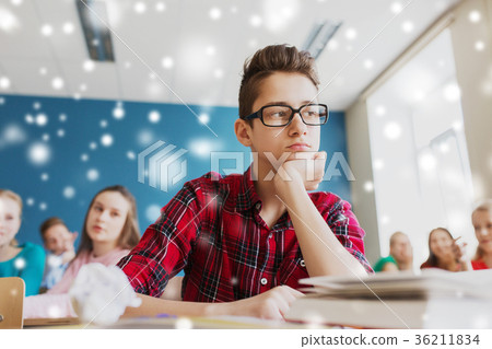 students gossiping behind classmate back at school students gossiping behind classmate back at school 36211834