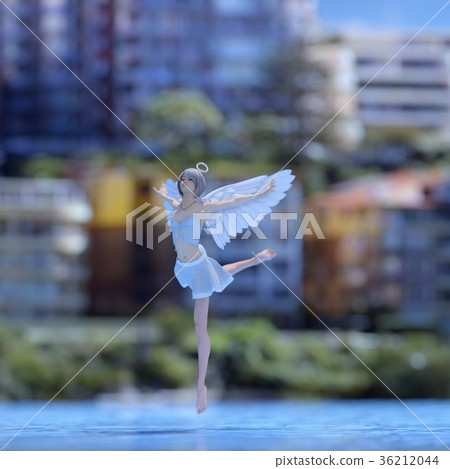 逗人喜愛的天使神仙的童話perming3DCG例證材料 逗人喜愛的天使神仙的童話perming3DCG例證材料 36212044