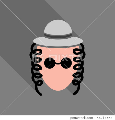 Jew with paces and hat 36214368