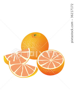 Cut fruit orange 36217172