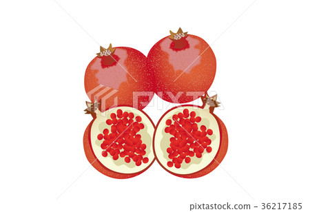 Cut fruit pomegranate 36217185