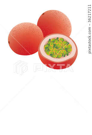 Cut fruit passion fruit 36217211